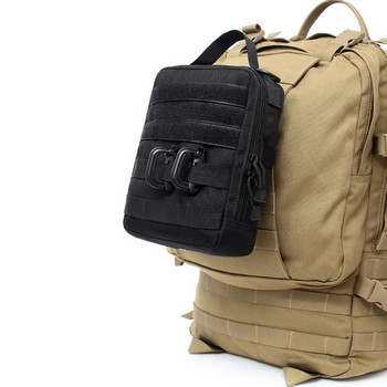 Тактическа раница Molle Чанта за инструменти Помощни аксесоари Чанта за съхранение Лов Къмпинг на открито Комплект за оцеляване Военна медицинска чанта