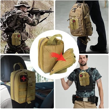 Тактическа чанта за първа помощ Molle EMT Pouches Военна медицинска чанта IFAK Outdoor Army Hunting Car Emergency Camping Survival Tool