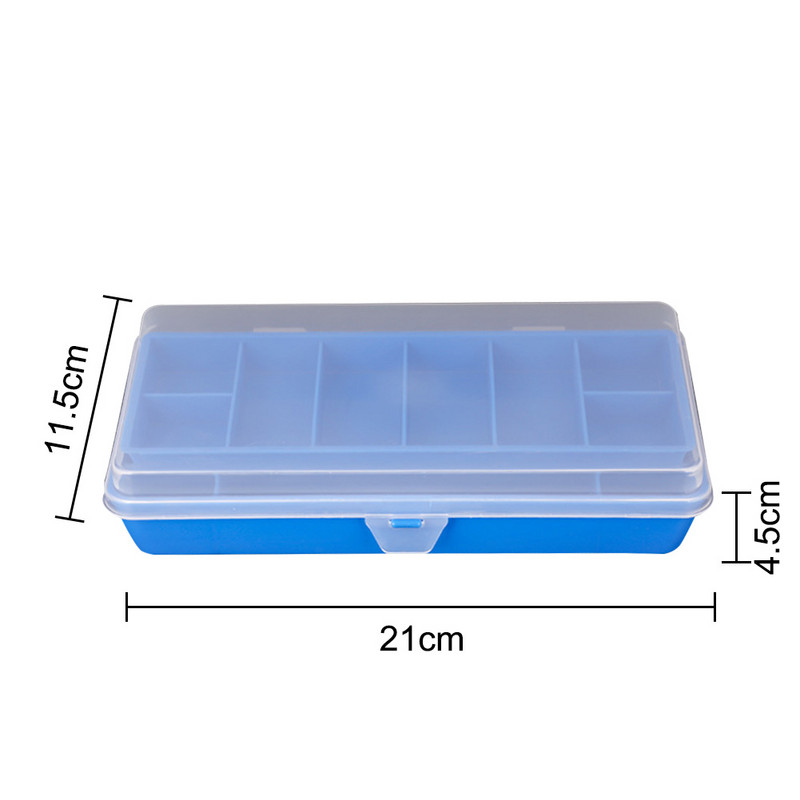 Kahekihiline püügikast 11 sektsiooniga peibutussööda konksu hoidmise korraldaja ümbris konteiner karpkala suure mahutavusega varustustarvikud