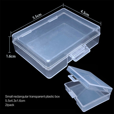 elenxs 8/10/15 Grid Fishing Clear Storage Box Caurspīdīgs zivju āķa organizators plastmasas rotaslietu konteiners