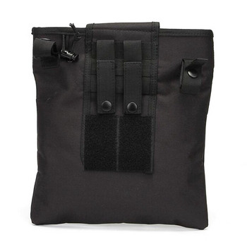 Tactical Dump Pouch Hunting Airsoft 1000D Nylon Foldable Foldable Molle Magazine Mag Dump Drawstring Pouch Recovery Pouch