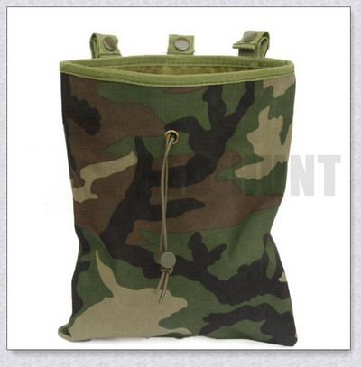 Taktinis išmetimo maišelis medžioklinis Airsoft 1000D nailoninis sulankstomas sulankstomas Molle žurnalo žurnalo „Mag“ išmetimo virvelinis maišelis atkūrimo maišelis