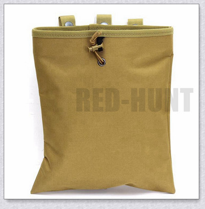 Taktinis išmetimo maišelis medžioklinis Airsoft 1000D nailoninis sulankstomas sulankstomas Molle žurnalo žurnalo „Mag“ išmetimo virvelinis maišelis atkūrimo maišelis