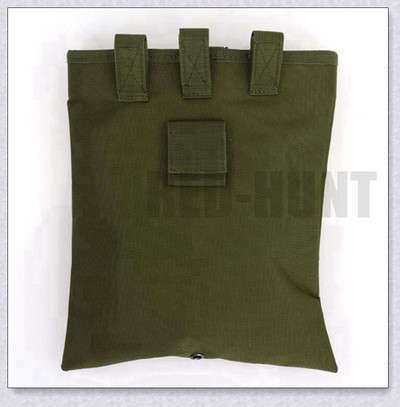 Taktinis išmetimo maišelis medžioklinis Airsoft 1000D nailoninis sulankstomas sulankstomas Molle žurnalo žurnalo „Mag“ išmetimo virvelinis maišelis atkūrimo maišelis