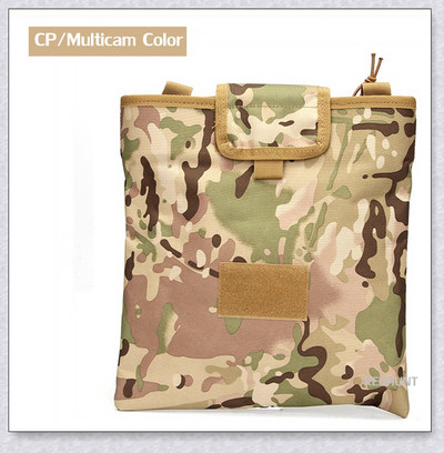 Taktinis išmetimo maišelis medžioklinis Airsoft 1000D nailoninis sulankstomas sulankstomas Molle žurnalo žurnalo „Mag“ išmetimo virvelinis maišelis atkūrimo maišelis