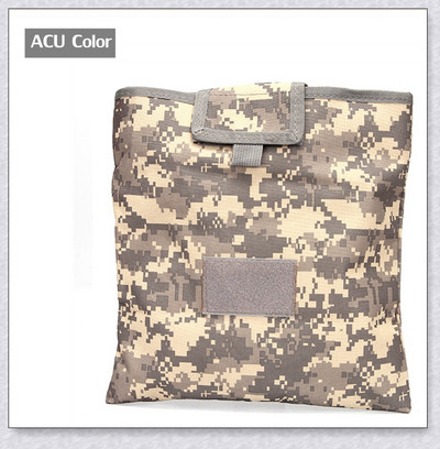 Taktinis išmetimo maišelis medžioklinis Airsoft 1000D nailoninis sulankstomas sulankstomas Molle žurnalo žurnalo „Mag“ išmetimo virvelinis maišelis atkūrimo maišelis