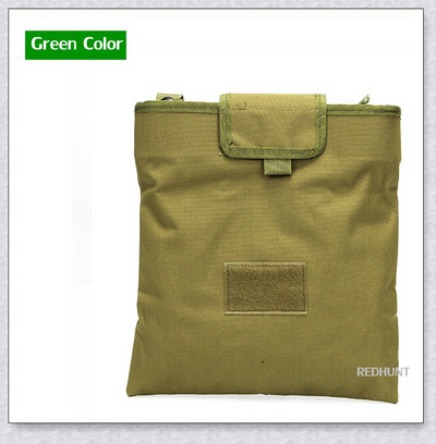 Taktinis išmetimo maišelis medžioklinis Airsoft 1000D nailoninis sulankstomas sulankstomas Molle žurnalo žurnalo „Mag“ išmetimo virvelinis maišelis atkūrimo maišelis