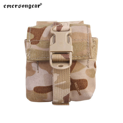 Husă modulară pentru grenade tactică Emersongear cu un singur fragment 09-LBT Geantă cu funcție în stil Molle Buzunar Milsim Sport Combat în aer liber Nylon