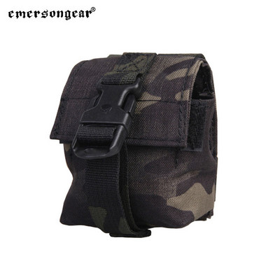 Husă modulară pentru grenade tactică Emersongear cu un singur fragment 09-LBT Geantă cu funcție în stil Molle Buzunar Milsim Sport Combat în aer liber Nylon