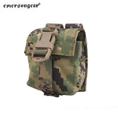 Husă modulară pentru grenade tactică Emersongear cu un singur fragment 09-LBT Geantă cu funcție în stil Molle Buzunar Milsim Sport Combat în aer liber Nylon