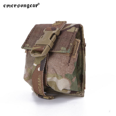 Husă modulară pentru grenade tactică Emersongear cu un singur fragment 09-LBT Geantă cu funcție în stil Molle Buzunar Milsim Sport Combat în aer liber Nylon
