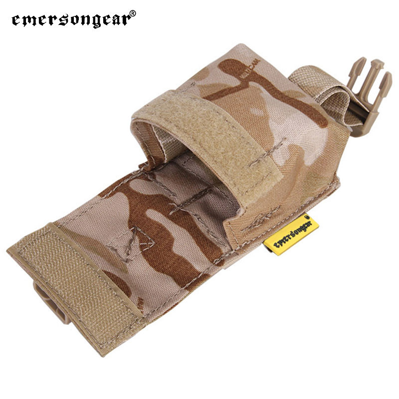 Husă modulară pentru grenade tactică Emersongear cu un singur fragment 09-LBT Geantă cu funcție în stil Molle Buzunar Milsim Sport Combat în aer liber Nylon