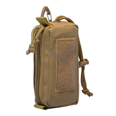 1 ΤΕΜ. Ζώνη για εξωτερική στρατιωτική θήκη Molle, μικρή τσέπη, θήκη για μπρελόκ με γάντζο μέσης, τσάντα Tactical EDC Key