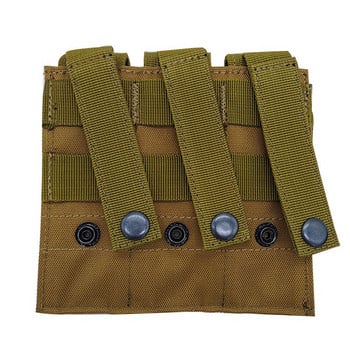 Molle Tactical Triple Pistol Mag Pouch Outdoor Open-Top Single Double 9mm Case Holder Case for Glock M1911 92F CZ75