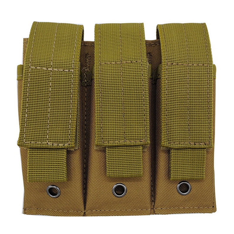 „Molle“ taktinis trigubas pistoleto dėklas, atviras, vienas dvigubas 9 mm dėtuvės laikiklio dėklas, skirtas Glock M1911 92F CZ75