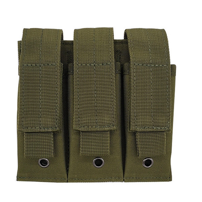 „Molle“ taktinis trigubas pistoleto dėklas, atviras, vienas dvigubas 9 mm dėtuvės laikiklio dėklas, skirtas Glock M1911 92F CZ75