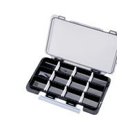 1 buc. 17*9*1,5 cm 12 compartimente cutie de pescuit cutie de accesorii cu cârlig pentru zbura momeala momeala micro set de pescuit cutie de accesorii Angelsachen