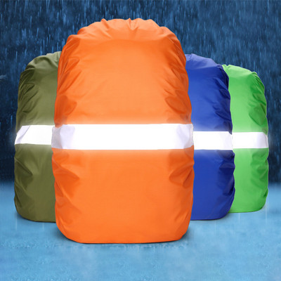 Új forró esővédő hátizsákhoz vízálló UV védelem éjszakai fényvisszaverő esővédő Camo Tactical kültéri túrázás por esővédő