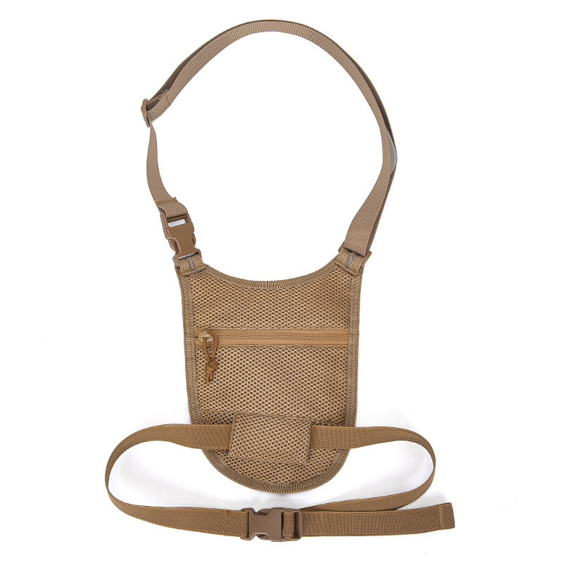 LUC kaenlaaluse nähtamatu ühe õla käekott Agent Isiklik vargusvastane rahakott Armee fänn kaenlaalune peidetud tume kott