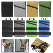 Daugiafunkcis EDC laikymo krepšys lauke nešiojamas įrankių krepšys taktinis peilio rašiklis sulankstomas kreditinės kortelės spaustukas Piniginės pakabinamas juosmens krepšys