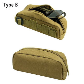Tactical Molle Glasses Pouch Glasses Sunglasses EDC Waist Pack Utility Military Army Hunting Accessories Organizer Τσάντα θήκης γυαλιών