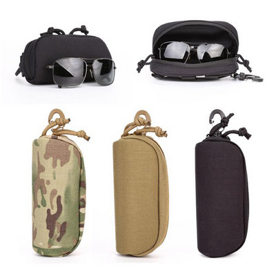 Husă tactică pentru ochelari Molle Ochelari de soare EDC Pachet de talie Utilitate Armată militară Accesorii de vânătoare Organizator Geanta pentru ochelari