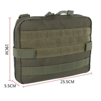 Tactical Admin Molle Pouch, Medical EDC EMT Utility Bag Shell Attachment Pouches 1000D Nylon Bet Belt Bags Waterproof