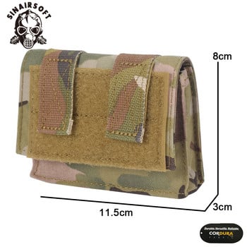 SINAIRSOFT Tactical FAST Helmet Utility Pouch Подвижна задна торбичка NVG противотежест Battery Pouch за аксесоари за дрехи