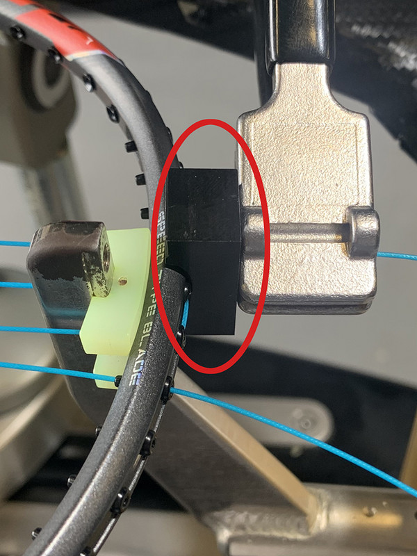 Alpha 2PC Σφιγκτήρας εκκίνησης μπάντμιντον Μειωτής πίεσης Εργαλεία σπειρώματος ρακέτας μπάντμιντον Αξεσουάρ μηχανήματος σχεδίασης