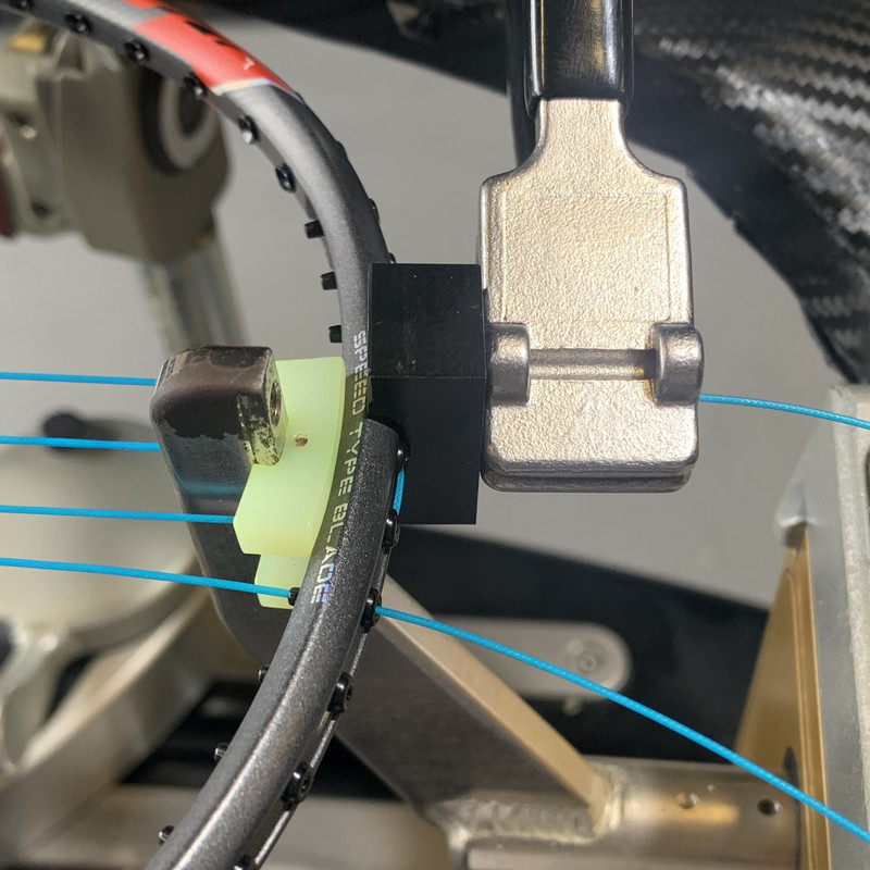 Alpha 2PC Σφιγκτήρας εκκίνησης μπάντμιντον Μειωτής πίεσης Εργαλεία σπειρώματος ρακέτας μπάντμιντον Αξεσουάρ μηχανήματος σχεδίασης