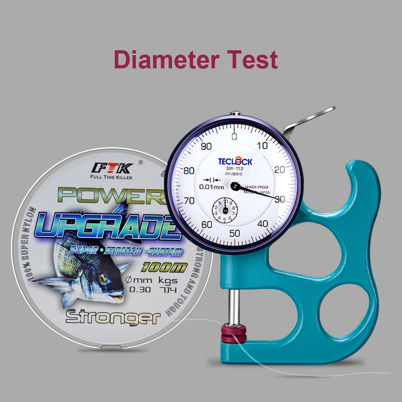 FTK naujas 100M didelio atsparumo dilimui super nailoninis žvejybos valas 0,14-0,50 mm 4,136LB-34,32LB specialūs ešerių žvejybos priedai