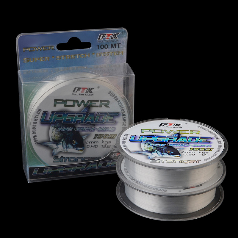 FTK naujas 100M didelio atsparumo dilimui super nailoninis žvejybos valas 0,14-0,50 mm 4,136LB-34,32LB specialūs ešerių žvejybos priedai