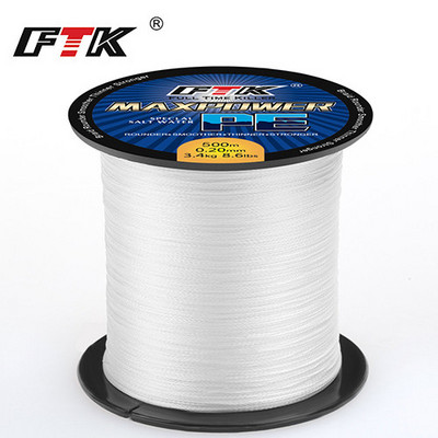 FTK Brand 500M 547Yds Super PE pintas daugiagijinis žvejybos valas 13LB 15LB 20LB 30LB 40LB 60LB pintas valas