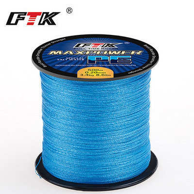 FTK Brand 500M 547Yds Super PE pintas daugiagijinis žvejybos valas 13LB 15LB 20LB 30LB 40LB 60LB pintas valas