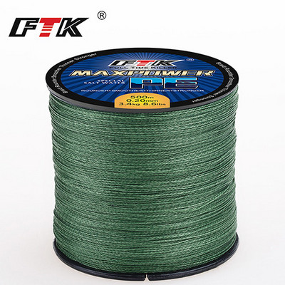 FTK Brand 500M 547Yds Super PE pintas daugiagijinis žvejybos valas 13LB 15LB 20LB 30LB 40LB 60LB pintas valas
