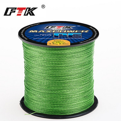 FTK Brand 500M 547Yds Super PE pintas daugiagijinis žvejybos valas 13LB 15LB 20LB 30LB 40LB 60LB pintas valas