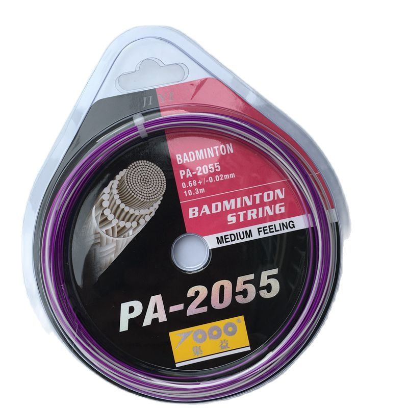 Nemokamas pristatymas (10 vnt. / siunta) TOPO PA-2055 Rainbow badminton string/badmintono raketės styga/0,70 mm