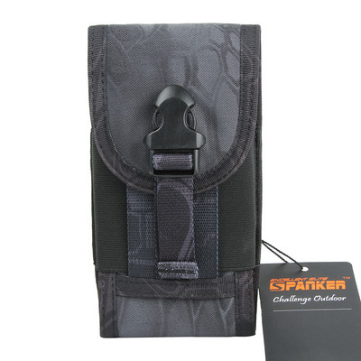 Taktinis mobiliojo telefono dėklas, 4,7 colio užsegamas piniginės kortelės juosmens paketas lauko sportui nailoninis nešiojimo dėklas