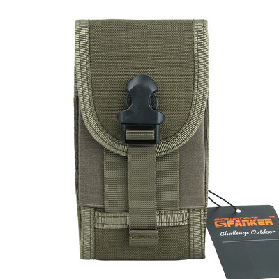 Taktinis mobiliojo telefono dėklas, 4,7 colio užsegamas piniginės kortelės juosmens paketas lauko sportui nailoninis nešiojimo dėklas