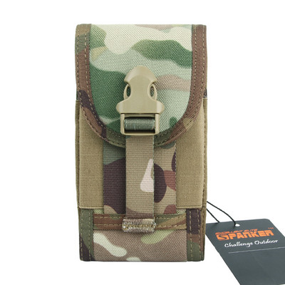 Taktinis mobiliojo telefono dėklas, 4,7 colio užsegamas piniginės kortelės juosmens paketas lauko sportui nailoninis nešiojimo dėklas