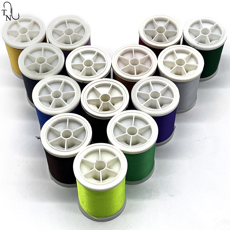 TN03 450 jardų / ritės NCP sriegio kreipiklio statyba, remontas, apvyniojimas meškerės siūlu, nailono pluošto rišimas su kabliu