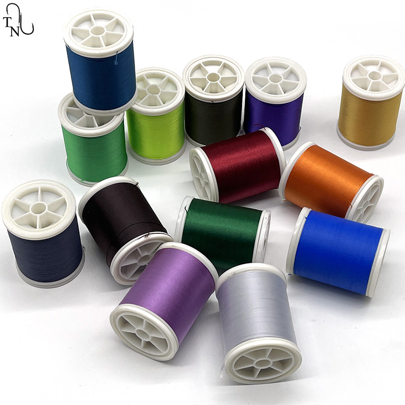 TN03 450 jardų / ritės NCP sriegio kreipiklio statyba, remontas, apvyniojimas meškerės siūlu, nailono pluošto rišimas su kabliu