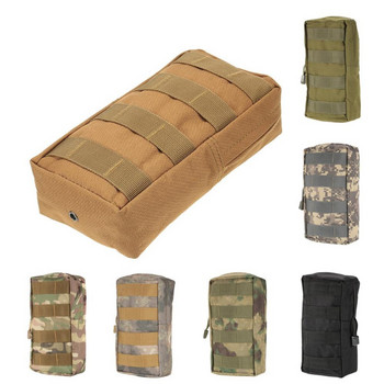 Εξωτερική μικρή τσάντα στρατιωτικού ανεμιστήρα με φερμουάρ, υπηρεσία αξεσουάρ συστήματος MOLLE, τσάντα κρεμαστή τσάντα μέσης
