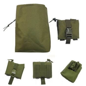 Πτυσσόμενο Tactical Molle Magazine Dump Pouch Hunting Military Airsoft Gun Ammo EDC Bag Foldable Utility Recovery Mag Holster