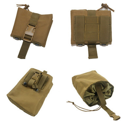 Сгъваем тактически списание Molle Dump Drop Pouch Hunting Военен еърсофт Gun Амуниции EDC чанта Сгъваем помощен кобур за възстановяване