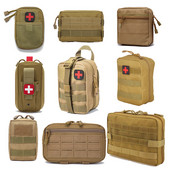 Truse tactice de prim ajutor Geantă medicală Molle Husă Urgență în aer liber Vânătoare pentru mașină Geanta de urgență pentru camping Husă pentru instrumente de supraviețuire