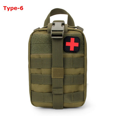 Truse tactice de prim ajutor Geantă medicală Molle Husă Urgență în aer liber Vânătoare pentru mașină Geanta de urgență pentru camping Husă pentru instrumente de supraviețuire