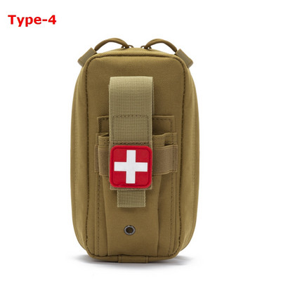 Truse tactice de prim ajutor Geantă medicală Molle Husă Urgență în aer liber Vânătoare pentru mașină Geanta de urgență pentru camping Husă pentru instrumente de supraviețuire