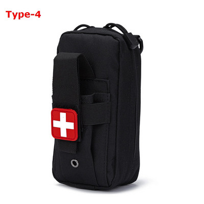Truse tactice de prim ajutor Geantă medicală Molle Husă Urgență în aer liber Vânătoare pentru mașină Geanta de urgență pentru camping Husă pentru instrumente de supraviețuire