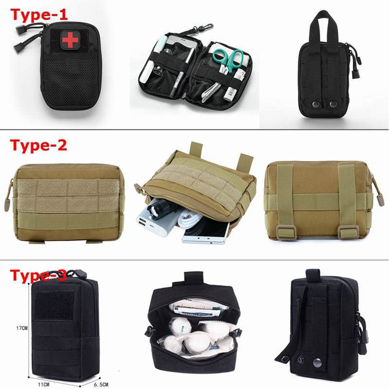 Truse tactice de prim ajutor Geantă medicală Molle Husă Urgență în aer liber Vânătoare pentru mașină Geanta de urgență pentru camping Husă pentru instrumente de supraviețuire